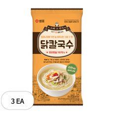 샘표 닭칼국수, 101g, 3개