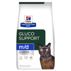 Hill's 希爾思 處方糧 Glucosupport m/d 貓糧，體重管理，血糖控制，獸醫推薦, 1,81 kg, 1個, 血糖管理