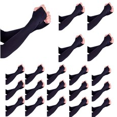 굳나이픽 쿨토시 심리스 팔토시 2p x 20세트 대용량, 블랙