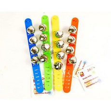 손목팔찌 방울소리 장난감 아기악기 방울소리장난감, 1개, 색상 랜덤