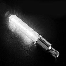 스마트휠 자전거 픽시 휠 라이트 바퀴 LED 후미등 안전등 야간라이딩, 1개, 화이트(낱개)