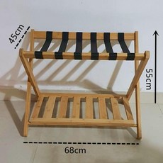 접이식 러기지랙 수화물 호텔 객실 여행 수하물 펜션, 1단, 원색 행거 업그레이드 강화형 불필요