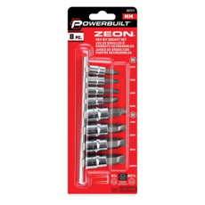 寶力優 Powerbuilt 六角損壞滑牙螺絲拆除套筒起子組, Hex Bit Socket Set, 1組