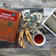 [본초마을] 인삼차 고려인삼차 고려인삼 인삼가루 인삼정 건삼 진생차 인삼, 3g, 1박스, 50개입