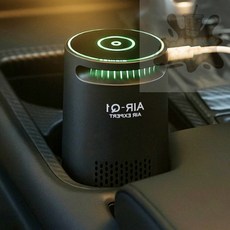 참깨샵 휴대용 차량용 공기청정기 블랙 무선공기청정기