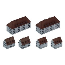 피트로드 1/700 스카이웨이브 시리즈 유럽풍 건물 플라모델 SW25 성형 색상