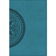 (영문도서)NIV Application Bible Large Print Leathersoft Teal Red Letter Thumb... Imitation Leather, Zondervan, English, 9780310467779