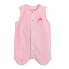 겨울)클립벨보아수면조끼(핑) S호