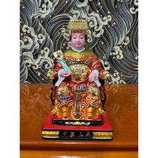 京綸 3寸6 媽祖娘娘 安金上色 天上聖母, 1個