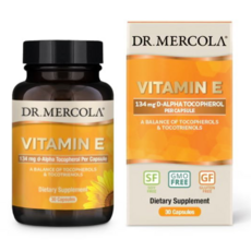 DR. MERCOLA 維他命E膠囊, 30顆, 1罐