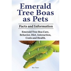 Emerald Tree Boas as Pets. Facts and Information. Emerald Tree Boa Care Behavior Diet Interaction... Paperback, Zoodoo Publishing