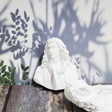 석고 흉상 마그넷 몰리에르 냉장고 자석 조각 상 촬영 소품 오브제 장식 데코 인테리어 입시 미술