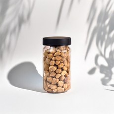 원형 용기 견과류 캔디 쿠키용기 350ml 소분용 페트병, 2개
