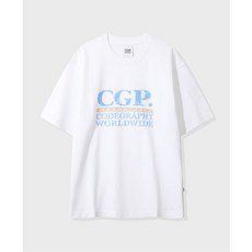 코드그라피 CGP 스퀘어 로고 피크닉 반소매 티셔츠 CBFUUTS008 ZHM431 EHI626