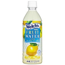 아사히 음료 웰치(웰치) 프루트 워터 레몬 500ml × 24병