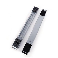 키밍 이동 신축받침대 세탁기 건조기 받침대 H2253, 그레이-블랙 바퀴, 1개