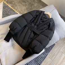 하프패딩 다운 자켓 겨울 빅사이즈 안감 경량