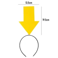 쿠쿠스토어 파티를위한 머리띠 우아한 화살표 느낌표 장식 여성을위한 설정 여자 탄성 헤어 후프 액세서리, 07 YL1