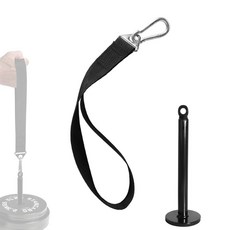 LOOEEL 암 레슬링 트레이닝 스트랩 벨트 핸드 그립 그립 팔 손가락 팔뚝 운동 및 프리 웨이트 홈 체육관 피트니스 장비에 사용됩니다. 2.5cm(1인치) 5.1cm(2인치