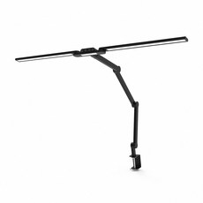 生活小集 FDDL04 WINGS LED 檯燈 夾式多關節 五色溫亮度可調 高顯色, 黑色