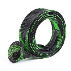 낚싯대 양말 낚싯대 커버 낚싯대 꼰 그물 보호대 스피닝 로드 캐스팅 로드 아이스 로드용 낚시 도구, green black