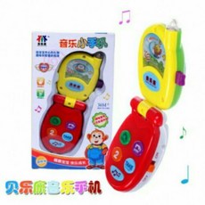 貝樂康兒童玩具手機 趣味音樂翻蓋手機 拍照手機 寶寶玩具 音樂手機, 1個