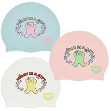 아레나 젤리베어 나들이 실리콘수모 A5AC1AC85, BLUE, 1개