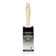 Minwax 427350008 폴리우레탄 5.1cm(2인치) 트림-블랙 차이나 브리슬 블렌드 브러시/롤러/어플리케이터 5.1cm(2인치) 화이트, Minwax 427350008 폴리우레탄 5.1cm(2, 1개