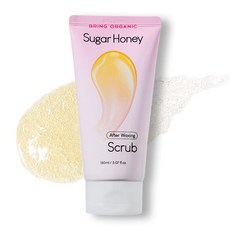 브링오가닉 슈가 허니 바디 스크럽, 150ml, 2개