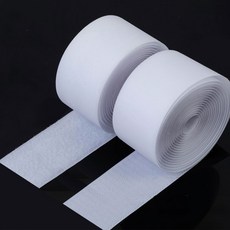 접착 초강력 벨크로 테이프 갈고리면 + 부착면 세트, 1개, 화이트5cmx100cm