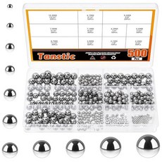 Tanstic 미터법 정밀 스틸 베어링 볼 모음 500 165831