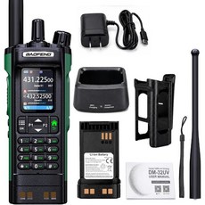 바오펭 DM-32UV DMR 무전기 휴대용 워키토키 10W GPS APRS 이중대역 무선 복사 주파수 타입-C 프로그래밍 햄, 바오펭 DM-32UV DMR 무전기 휴대용 워키토키 1