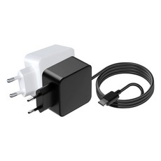 엘지 그램 올뉴그램 호환 충전기 USB C타입 65W PD 아답터 2m | C타입 케이블일체형 | LG 노트북 갤럭시북 맥북 태블릿 호환, 블랙 블랙