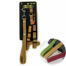 SB수빈스토어 에코 하네스 셋트 중15mm 랜덤발송 강아지목줄 소형견하네스 애견가슴줄