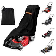 [ 1211242 ] JZAHYUK 잔디깎이 커버 튼튼한 600D 폴리에스터 옥스포드 커버 방수 야외 자외선 차단 범용 핏 드로스트링 및 보관 가방 포함, 1개