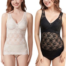 랏셀 쟈카드 파워넷 보정 브라런닝 L~4XL 2p