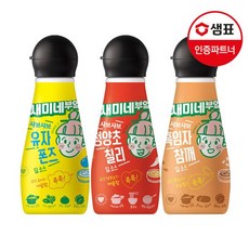 샘표 새미네부엌 샤브샤브 소스 3종 3병 기획 유자폰즈칠리, 선택:2. 유자폰즈 소스 270g 3병, 270g, 02. 유자폰즈 소스 270g 3병