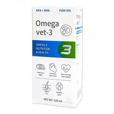 오메가3벳 125ml, 눈건강, 심장건강, 에너지생성, 털건강, 관절건강