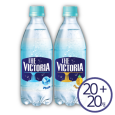 더 빅토리아 탄산수 플레인 500ml 20개 + 파인애플 500ml 20개, 40개