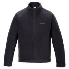 mont-bell 兒童 CHAMEECE PULLOVER 輕盈保暖舒適半開襟拉鍊長袖套頭衫