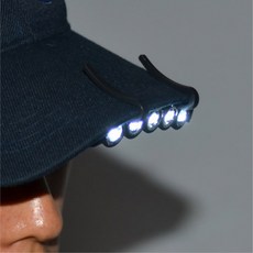 야간 등산 캠핑 강력한 모자 고정 미니 LED 헤드램프 5구