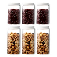 LocknLock 樂扣樂扣 冰箱收納罐組 750ml 3入+1L 3入, 1組