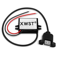 24V 트랜스 자동차 충전용 미니 이어 USB 컨버터 충전기 12V 36V 48V 60V 72V 5V 스텝 다운 전력 3A 15W, SINGLE EAR USB, DC 885V, 5V 3A, 1개