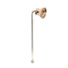 캔들 심지 트리머 스틸 가위 DIY 수제 도구 트림 커터 스너퍼 라운드 헤드 코어 18cm, Gold