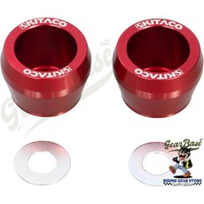 KITACO 防倒球 Monkey Grom Dax 125 GSX-R125 適用 紅色軸心保護套, 紅色, 1個