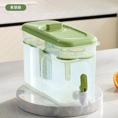 家用大容量冷水壺, 果綠, 1套, 1L