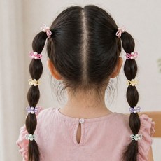 [다모이샵] 헤어링 고무줄 헤어밴드 3종 10P