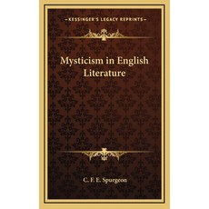 (영문도서) Mysticism in English Literature Hardcover, Kessinger Publishing, 9781163581551