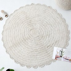 마켓비 SUNFLOW 원형러그 D160 아이보리 M