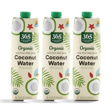 365 Whole Foods Market 365 홀푸드마켓 코코넛 워터 1L, 3개